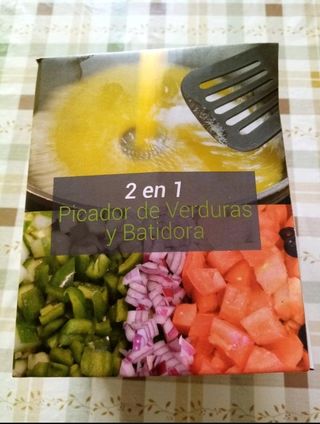 picador de verduras y batidora NUEVO