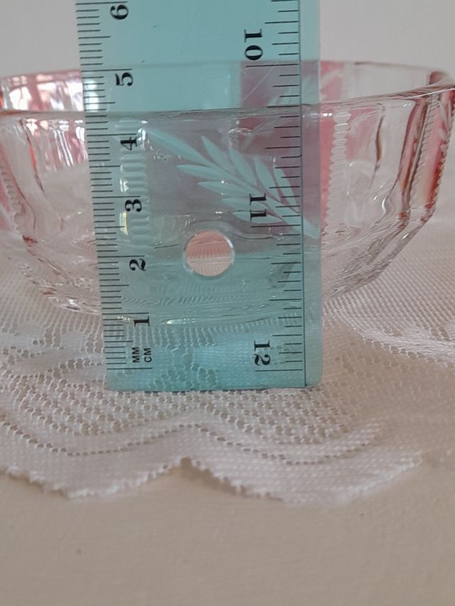 Cristalleria Servizio Macedonia 7 Pezzi Clear Pink