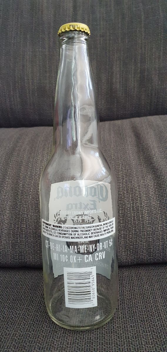 Botella Corona cristal