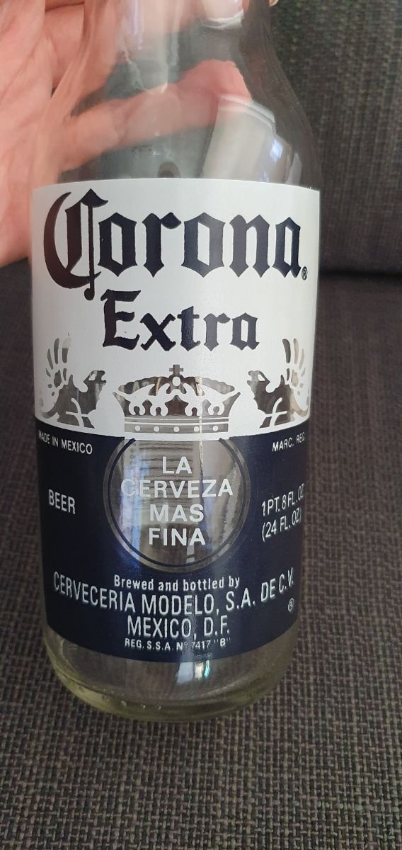 Botella Corona cristal