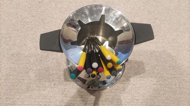 Fondue acero inoxidable