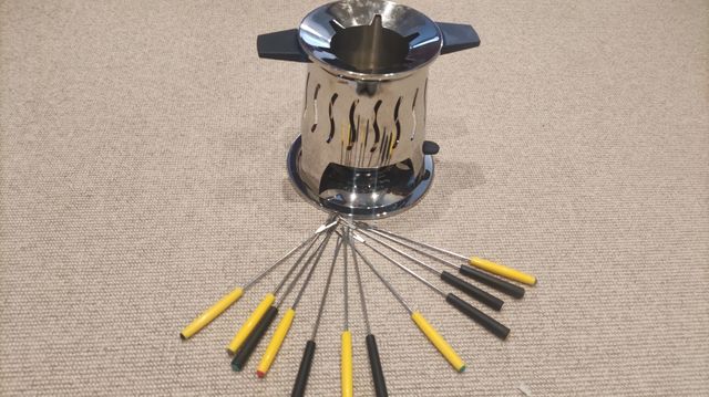 Fondue acero inoxidable