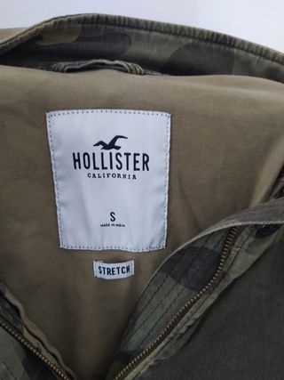 Chaqueta stretch de camuflaje de mujer Hollister