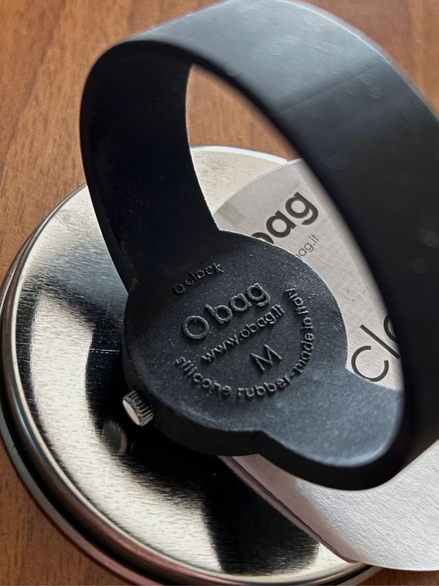 O bag: Orologio "O clock", argento