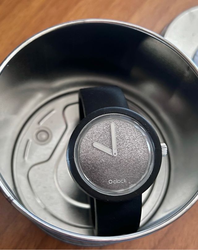 O bag: Orologio "O clock", argento