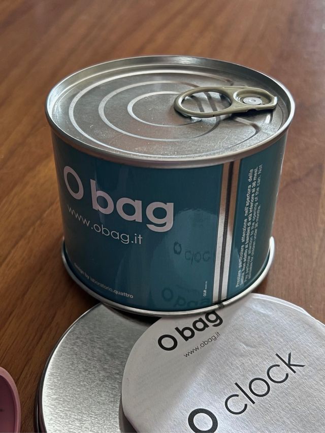 O bag: Orologio "O clock", argento