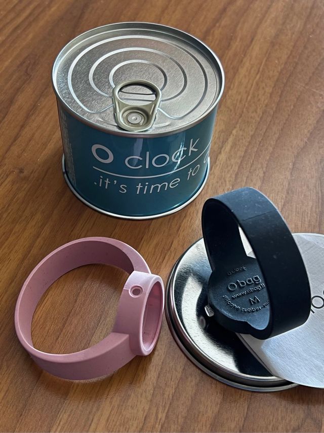 O bag: Orologio "O clock", argento