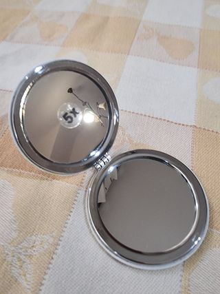 Espejo redondo maquillaje para bolso