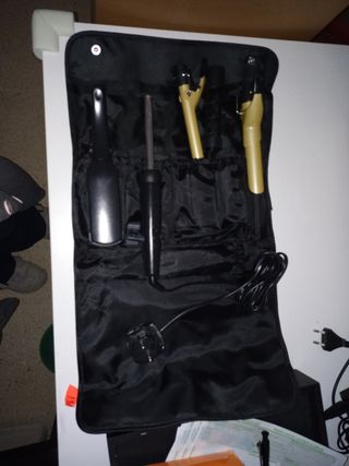 Conjunto de plancha y rizadores pelo