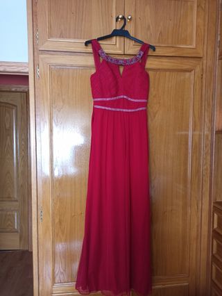 Vestido fiesta largo.