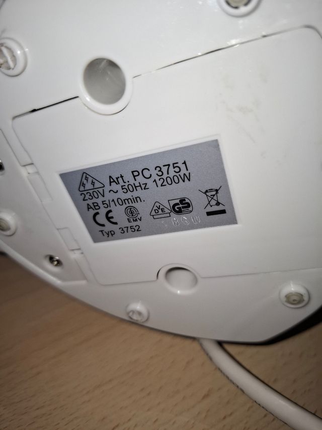 Macchina per popocorn ad aria Severin