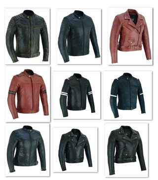 CHAQUETA PIEL MOTO