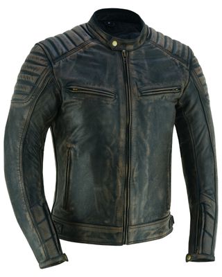 CHAQUETA PIEL MOTO