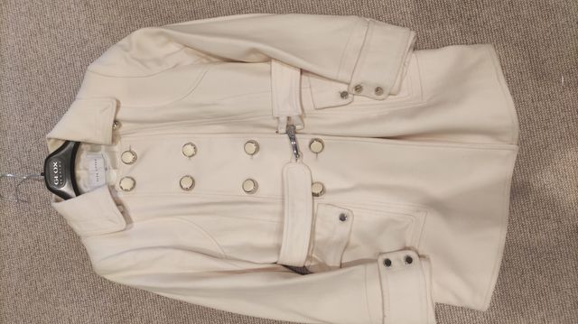 Abrigo Alba Conde talla 40 crudo