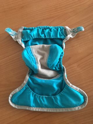 Pack 5pañales de tela+5pares de absorventes Pop-In