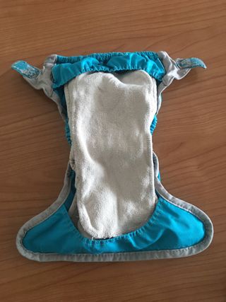 Pack 5pañales de tela+5pares de absorventes Pop-In