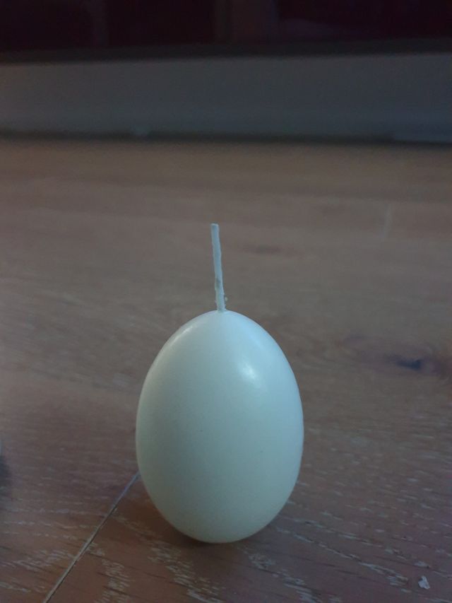 Portacandela pasquale vetro base plastica no urti