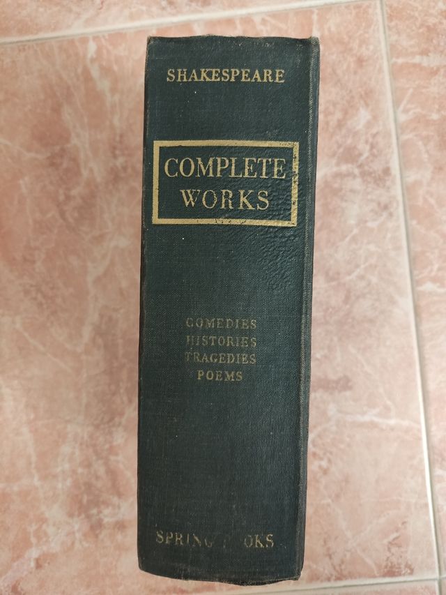 Shakespeare, obras completas, inglés