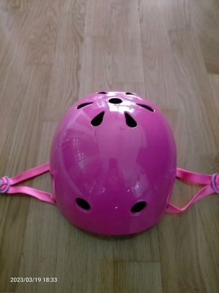 Casco protección para niña. Talla XS/S. 50-54 cm