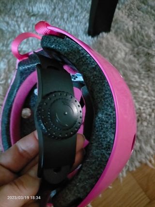 Casco protección para niña. Talla XS/S. 50-54 cm