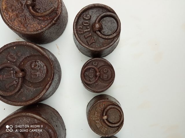 10 pesos antigos, ferragens, velhos,