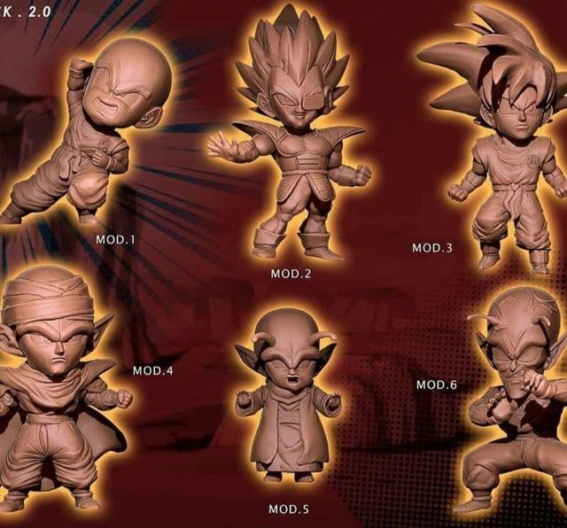 Chibi Dragón Ball miniatura