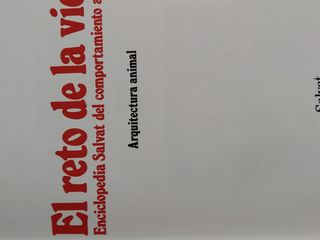 El reto de la vida.Arquitectura animal