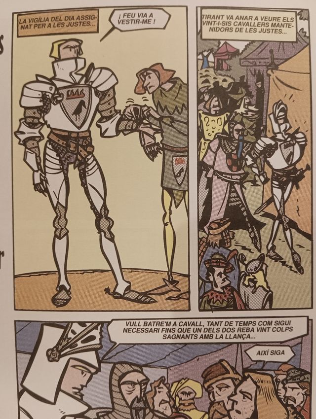 TIRANT A ANGLATERRA. Cómic (Catalán)