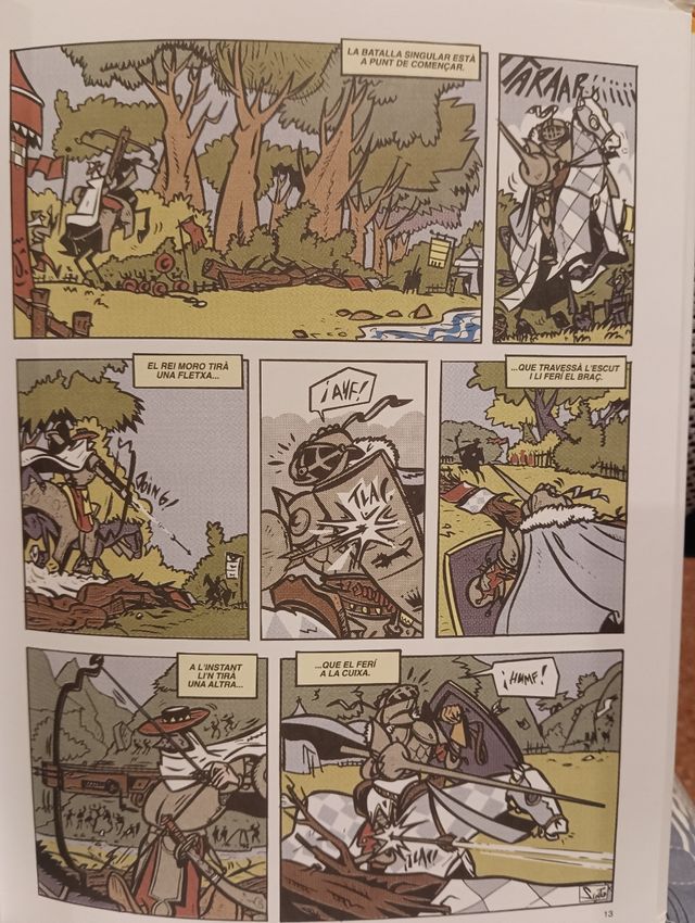 TIRANT A ANGLATERRA. Cómic (Catalán)