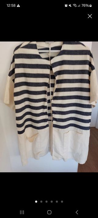 Chaqueta rayas marineras Hoss Intropia