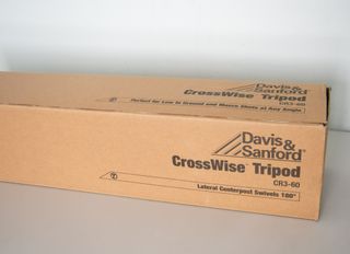 Trípode nuevo con columna descentrable