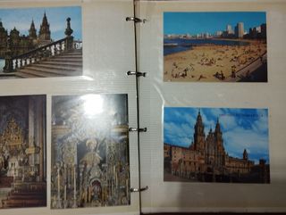 colección de diferentes postales