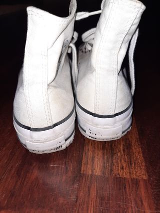 converse blanca con plataforma