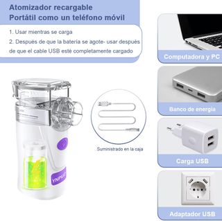Nebulizador inalador portátil 