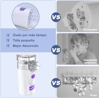 Nebulizador inalador portátil 