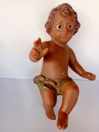 Figuras de Belén Landi Niño Jesús Negro o mulato.