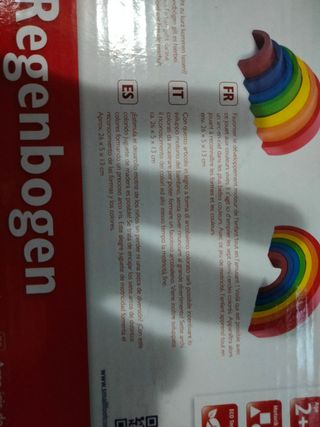 Arco iris color madera