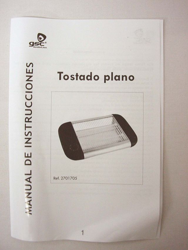 (34583 NUEVO) TOSTADORA PLANA 2 TUBOS CUARZO GSC