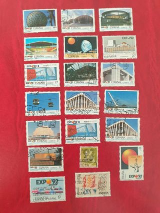 Lote de sellos Expo 92 Sevilla