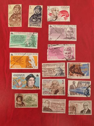 Lote de sellos variados España