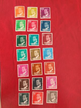 Lote de sellos Juan Carlos I