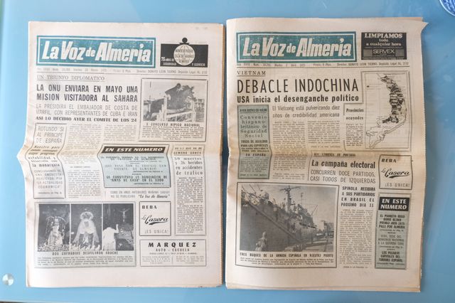 5 La Voz de Almería 28 marzo, 2, 13, 17 abril 1975