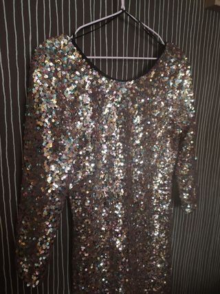 Vestido de fiesta lentejuelas