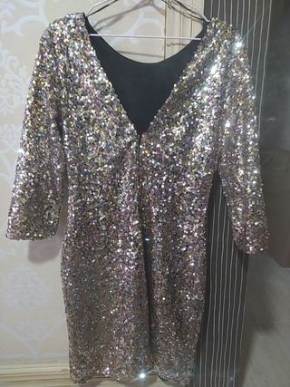 Vestido de fiesta lentejuelas