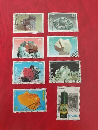 Lote de sellos minerales España