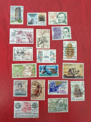 Lote de sellos Europa-España