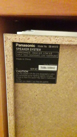 Minicadena Panasonic