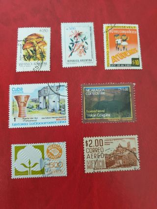 Lote de sellos varios America Latina