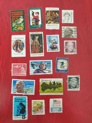 Lote de sellos Estados Unidos