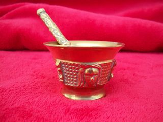 Pareja de Almirez de Bronce Antiguos